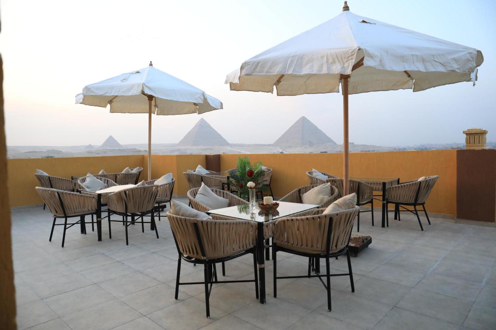 Pyramids Heart Hotel Kafret el-Gabal Eksteriør bilde